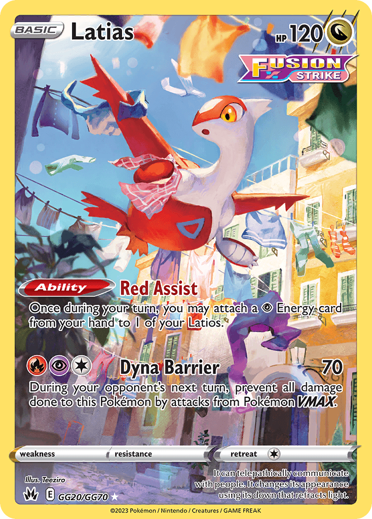 Latias card in English