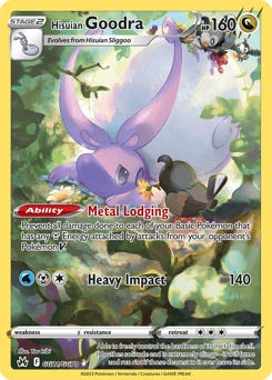 Hisuian Goodra card in English