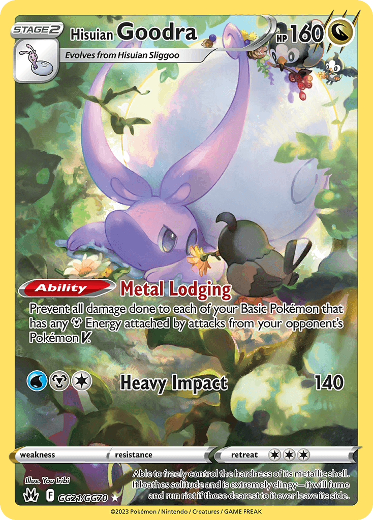 Hisuian Goodra card in English