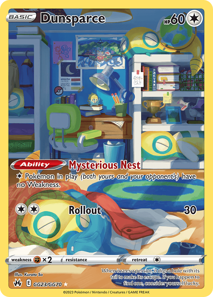 Dunsparce card in English