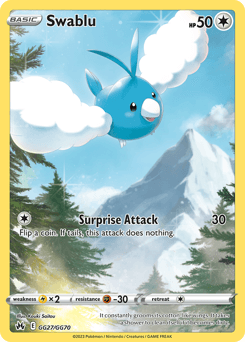 Swablu card in English