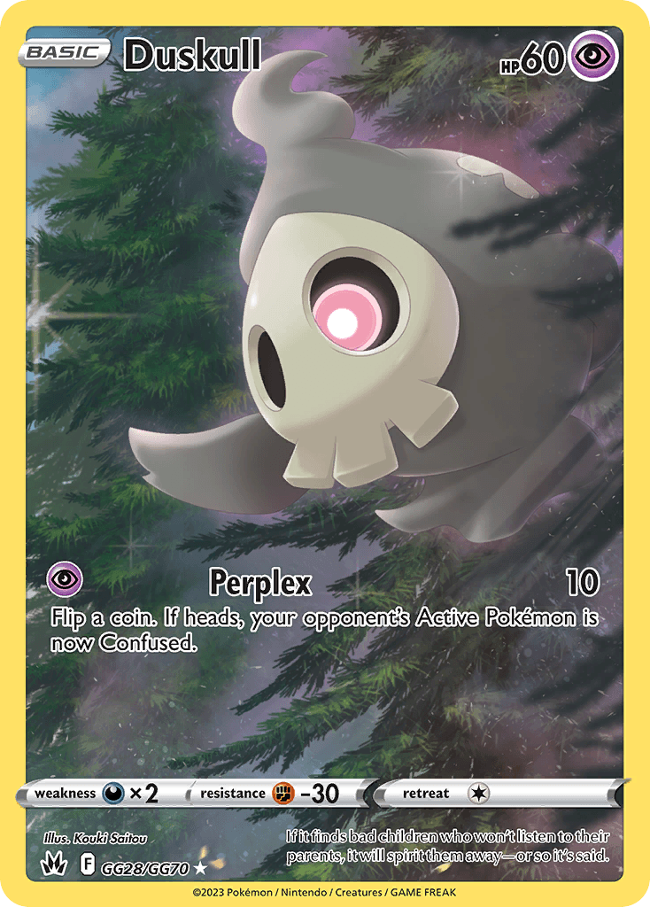 Duskull card in English