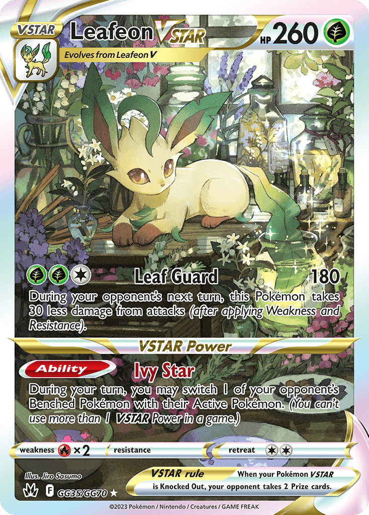 Leafeon VSTAR card in English