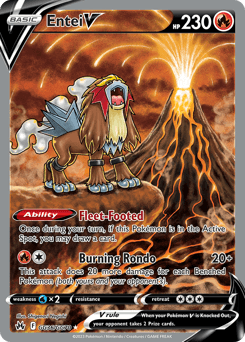 Entei V card in English