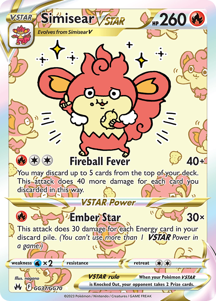 Simisear VSTAR card in English