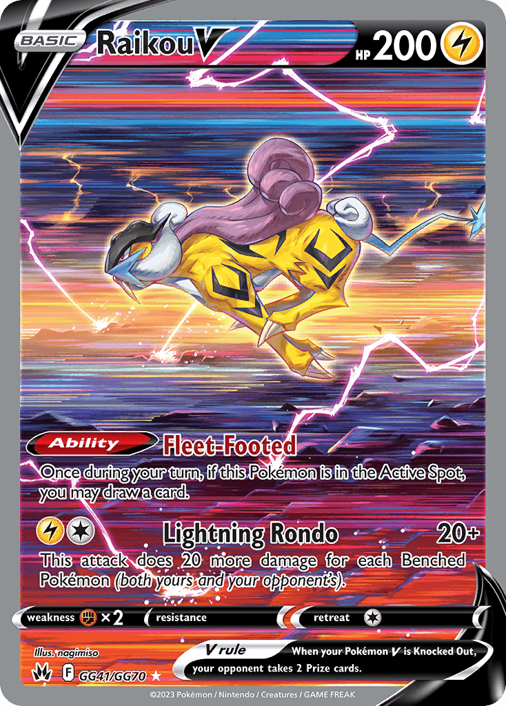 Raikou V card in English