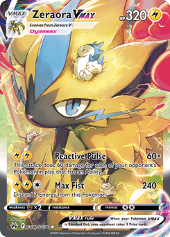 Zeraora VMAX card in English
