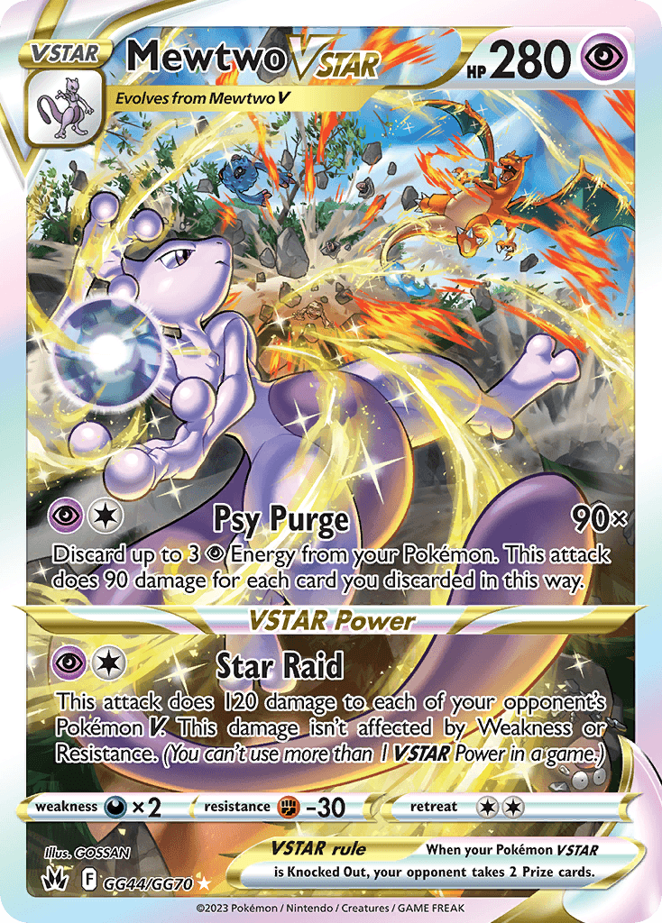 Mewtwo VSTAR card in English