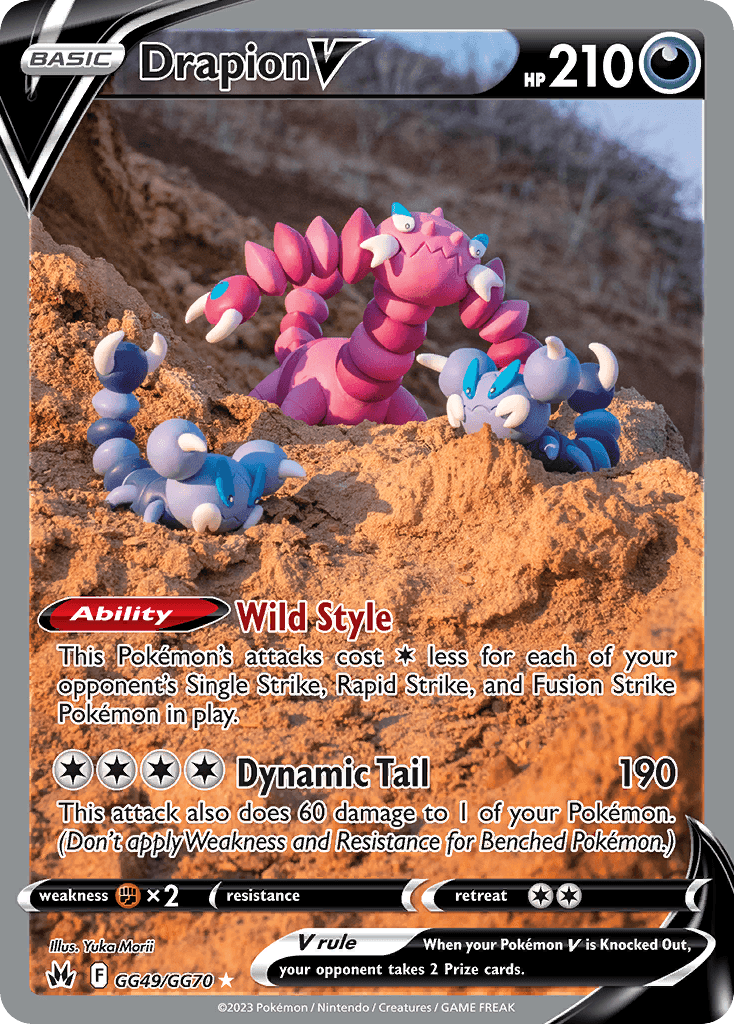 Drapion V card in English