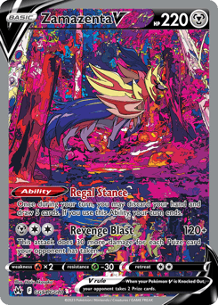 Zamazenta V card in English
