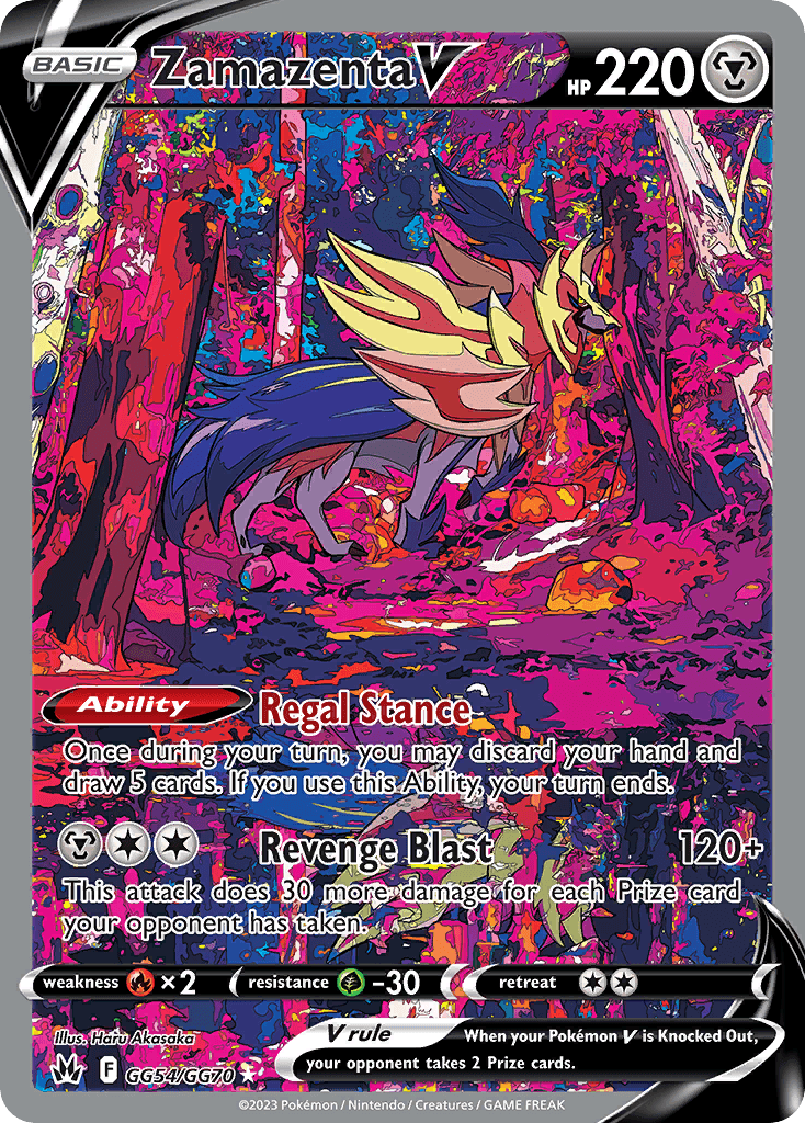 Zamazenta V card in English