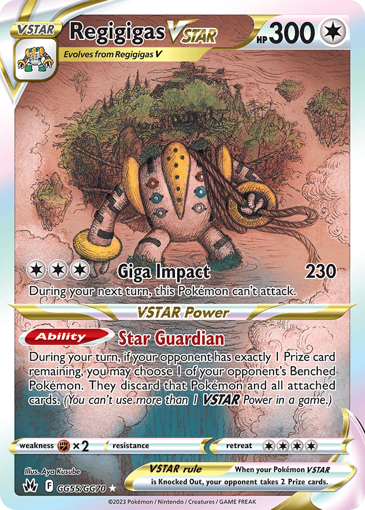 Regigigas VSTAR card in English