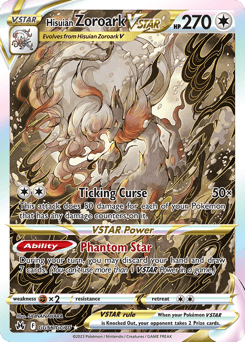 Hisuian Zoroark VSTAR card in English