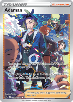 Adaman card in English
