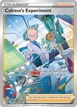 Colress's Experiment card in English