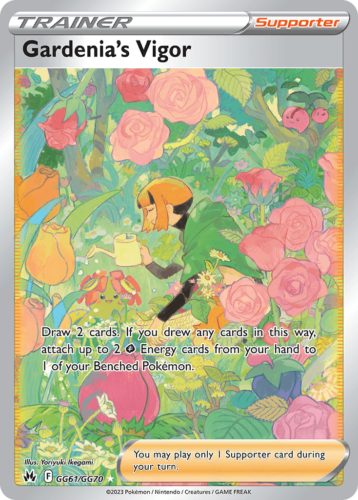 Gardenia's Vigor card in English