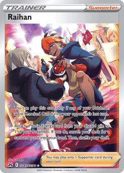 Raihan card in English