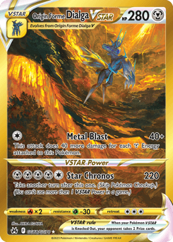 Origin Forme Dialga VSTAR card in English