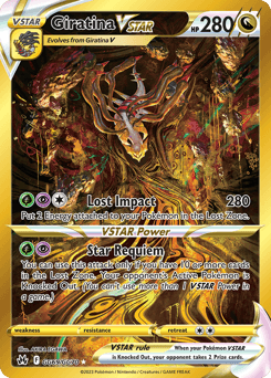 Giratina VSTAR card in English