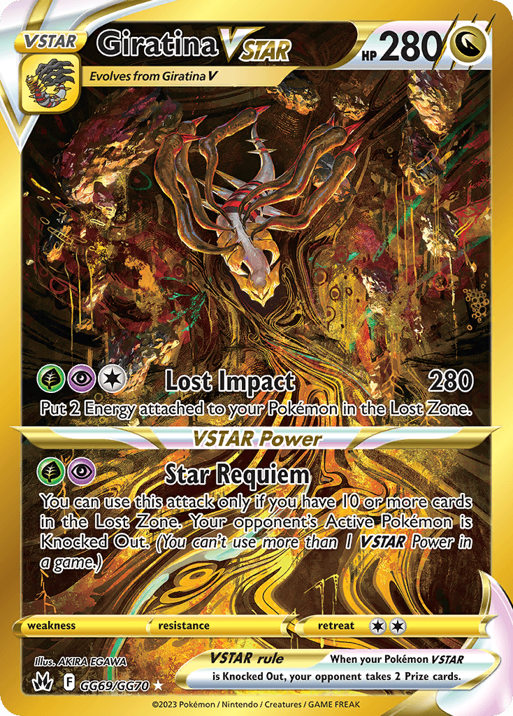 Giratina VSTAR card in English