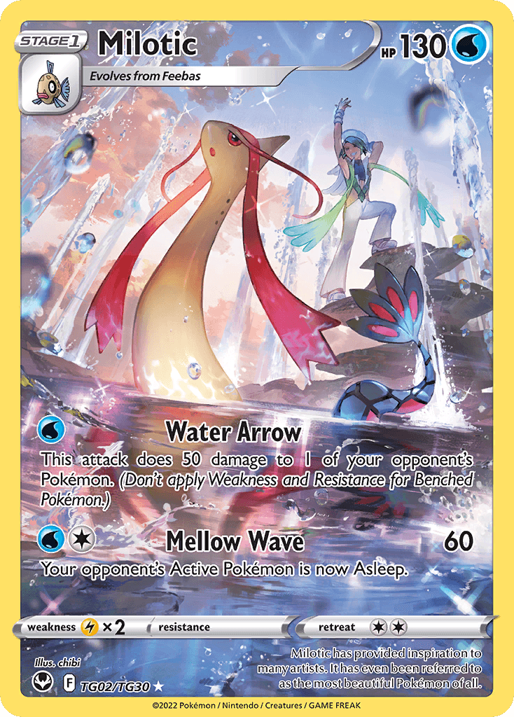 Milotic card in English