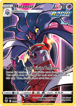 Malamar card in English