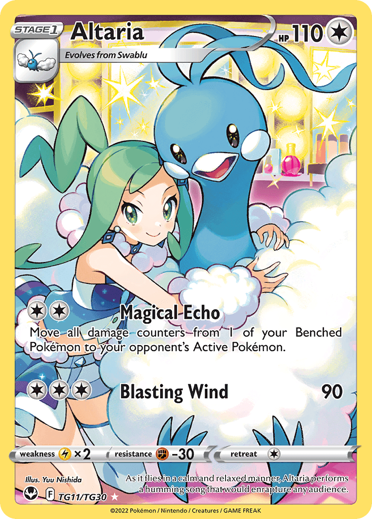 Altaria card in English
