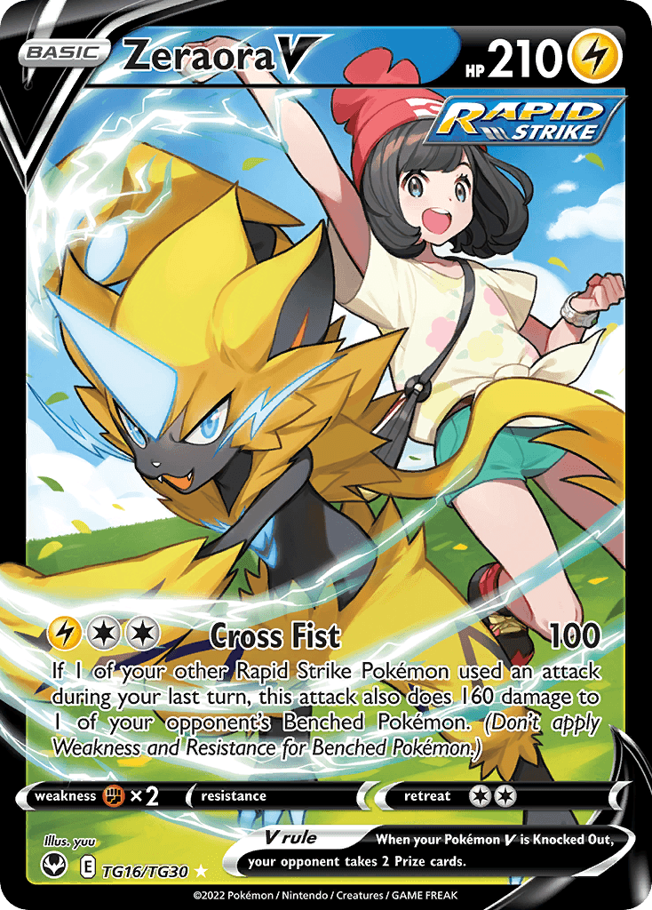 Zeraora V card in English