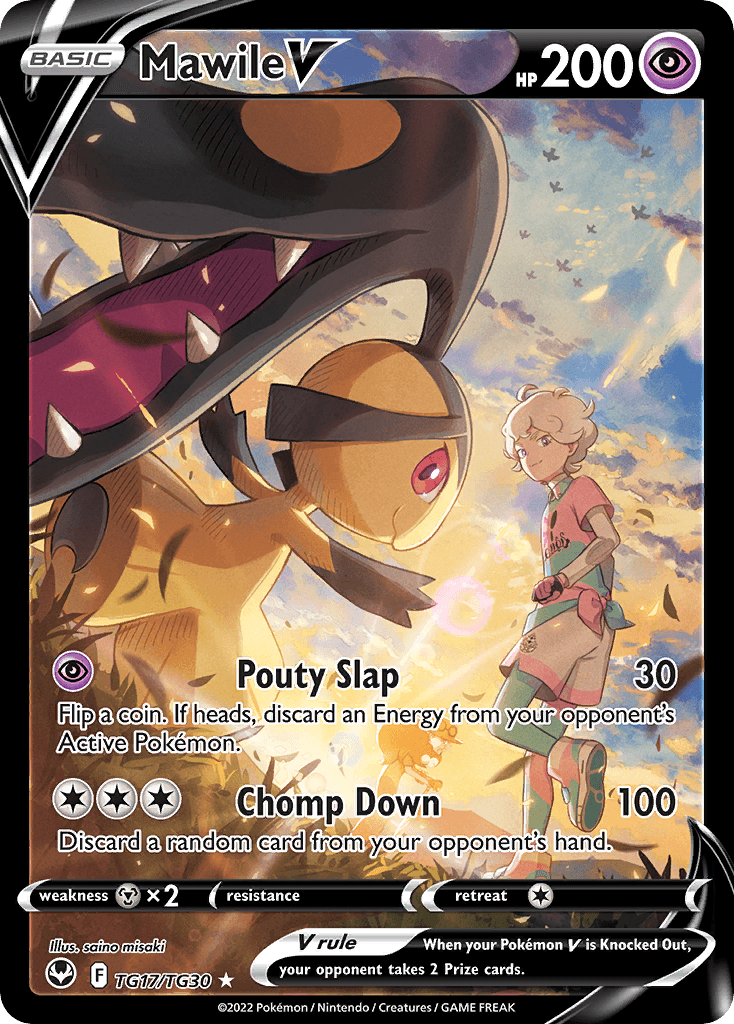 Mawile V card in English