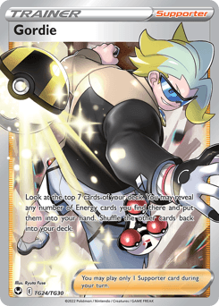 Gordie card in English