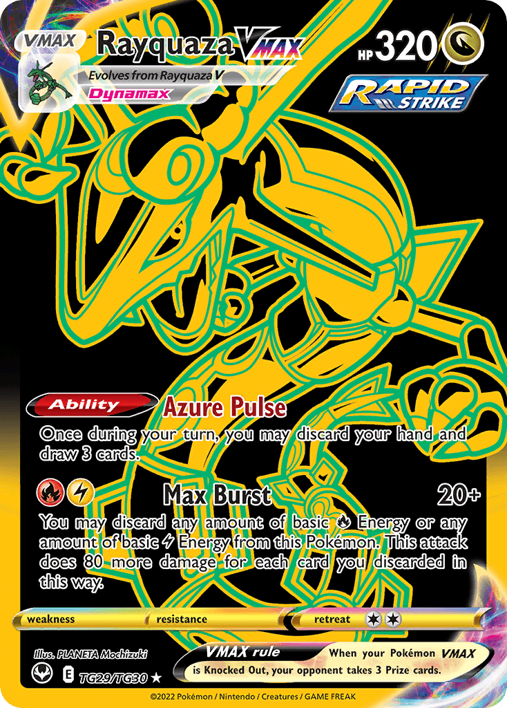 Rayquaza VMAX card in English