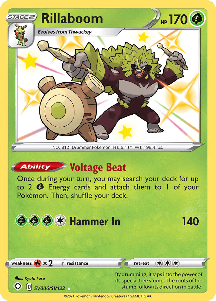 Rillaboom card in English