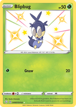 Blipbug card in English