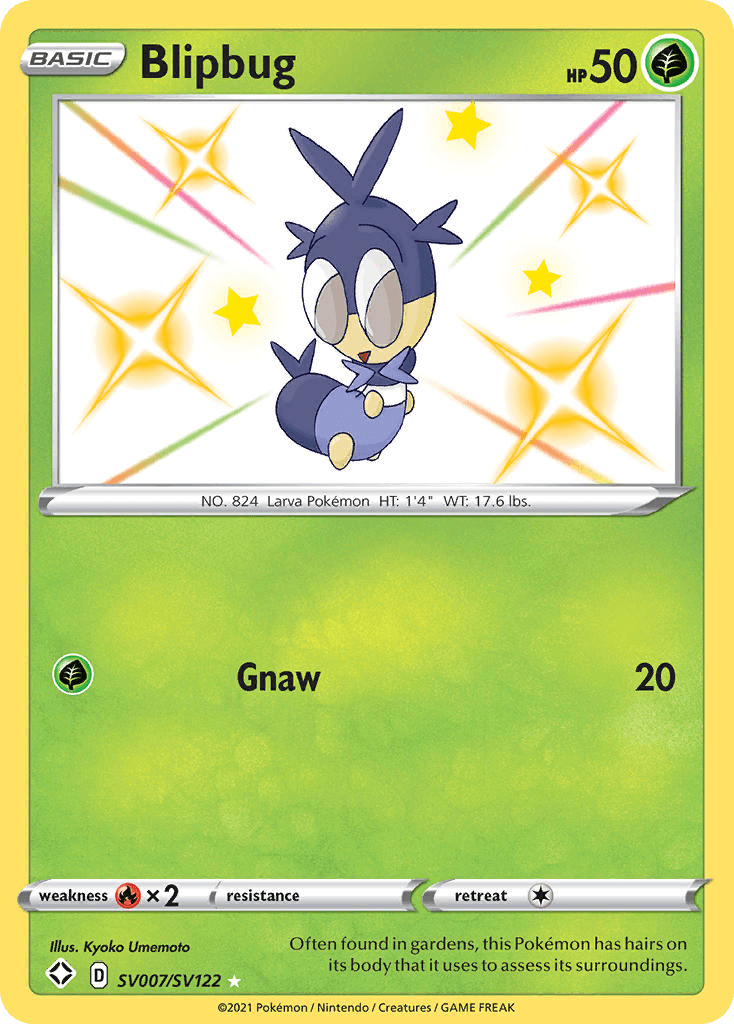 Blipbug card in English