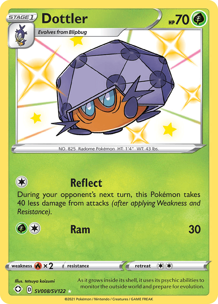 Dottler card in English