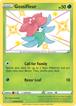 Gossifleur card in English