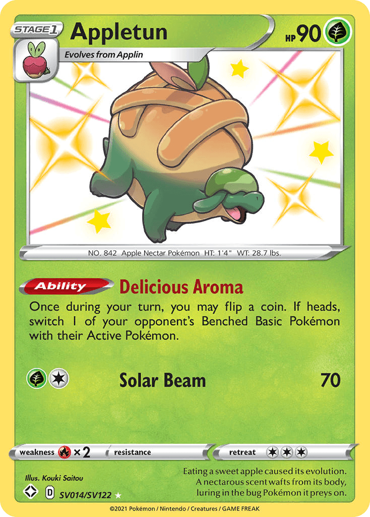 Appletun card in English
