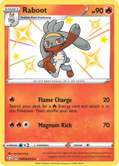 Raboot card in English