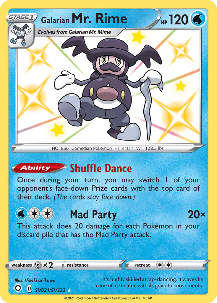 Galarian Mr. Rime card in English