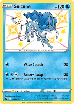 Suicune card in English