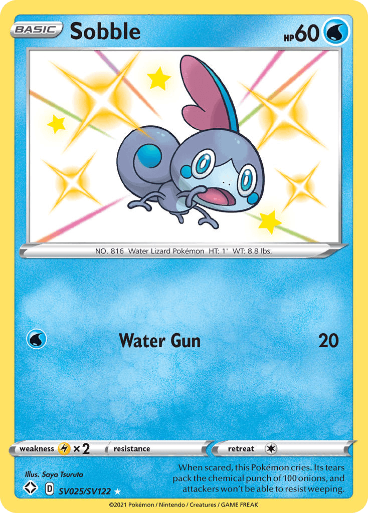 Sobble card in English