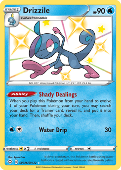 Drizzile card in English