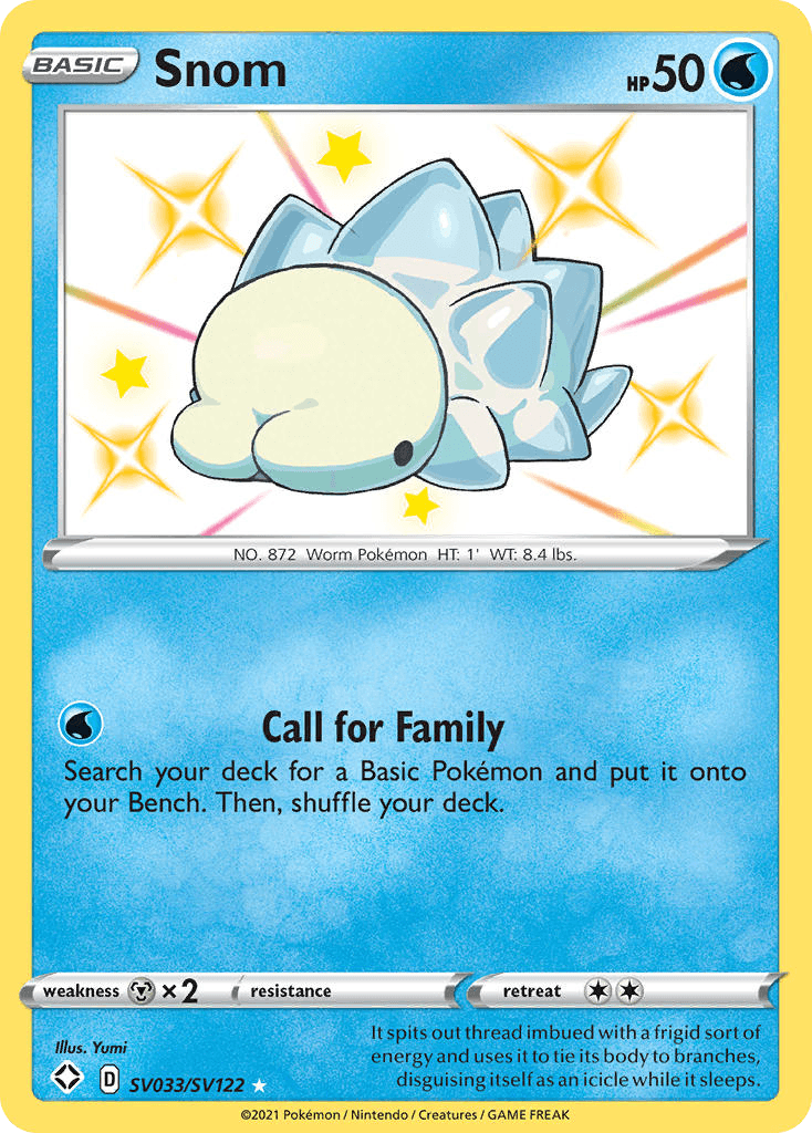 Snom card in English