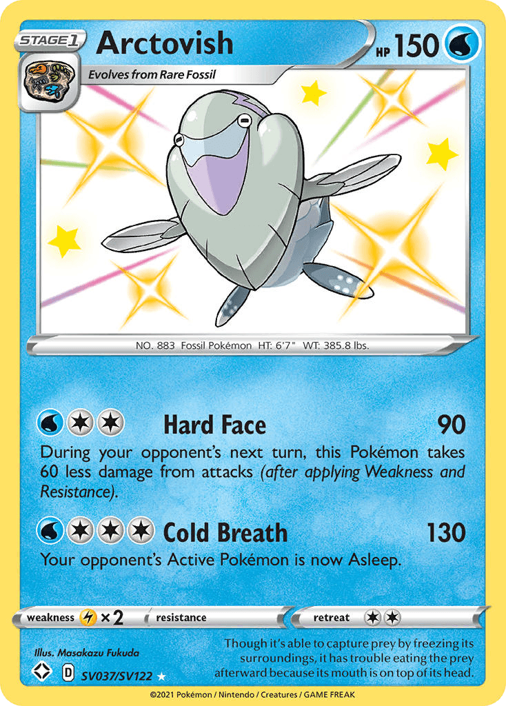 Arctovish card in English