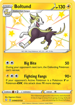 Boltund card in English