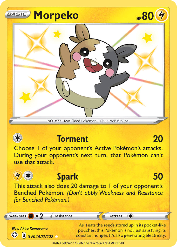 Morpeko card in English