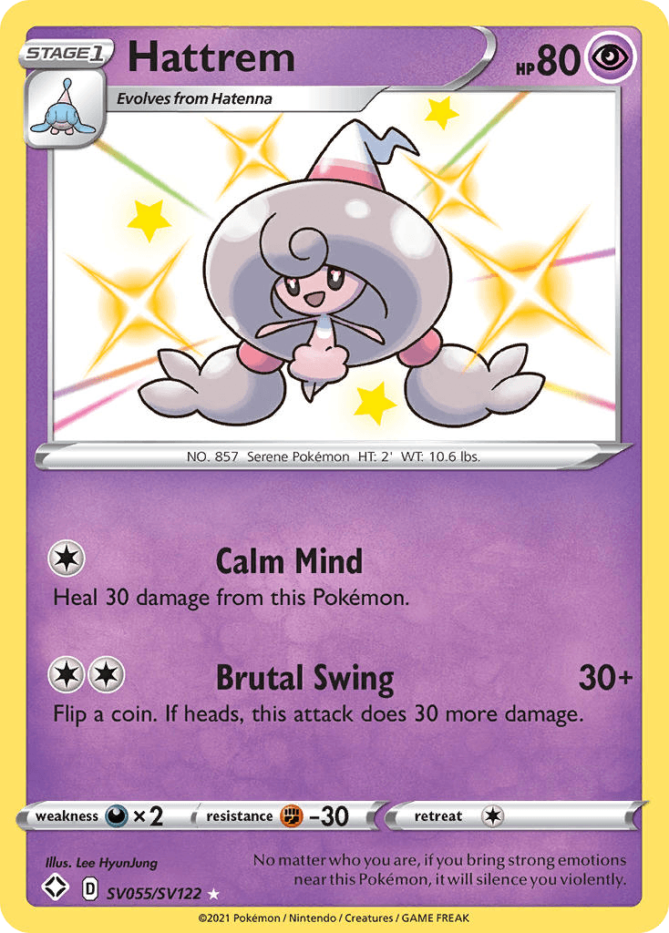 Hattrem card in English