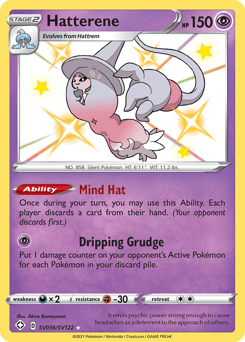 Hatterene card in English