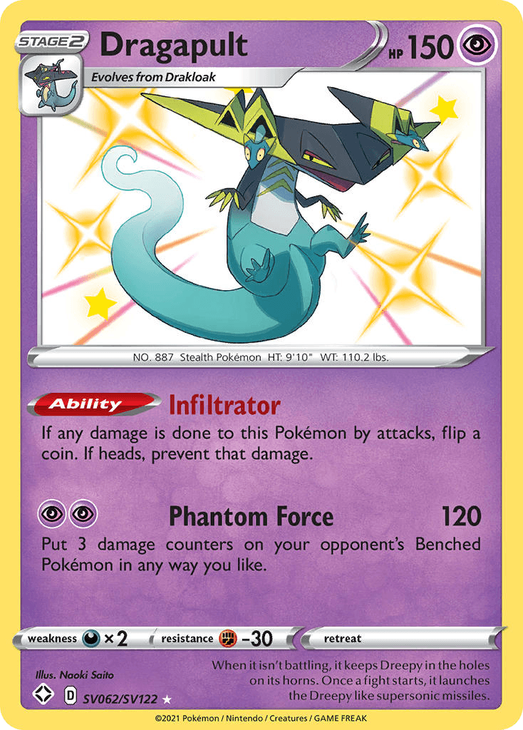 Dragapult card in English
