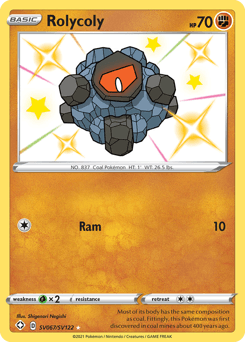 Rolycoly card in English
